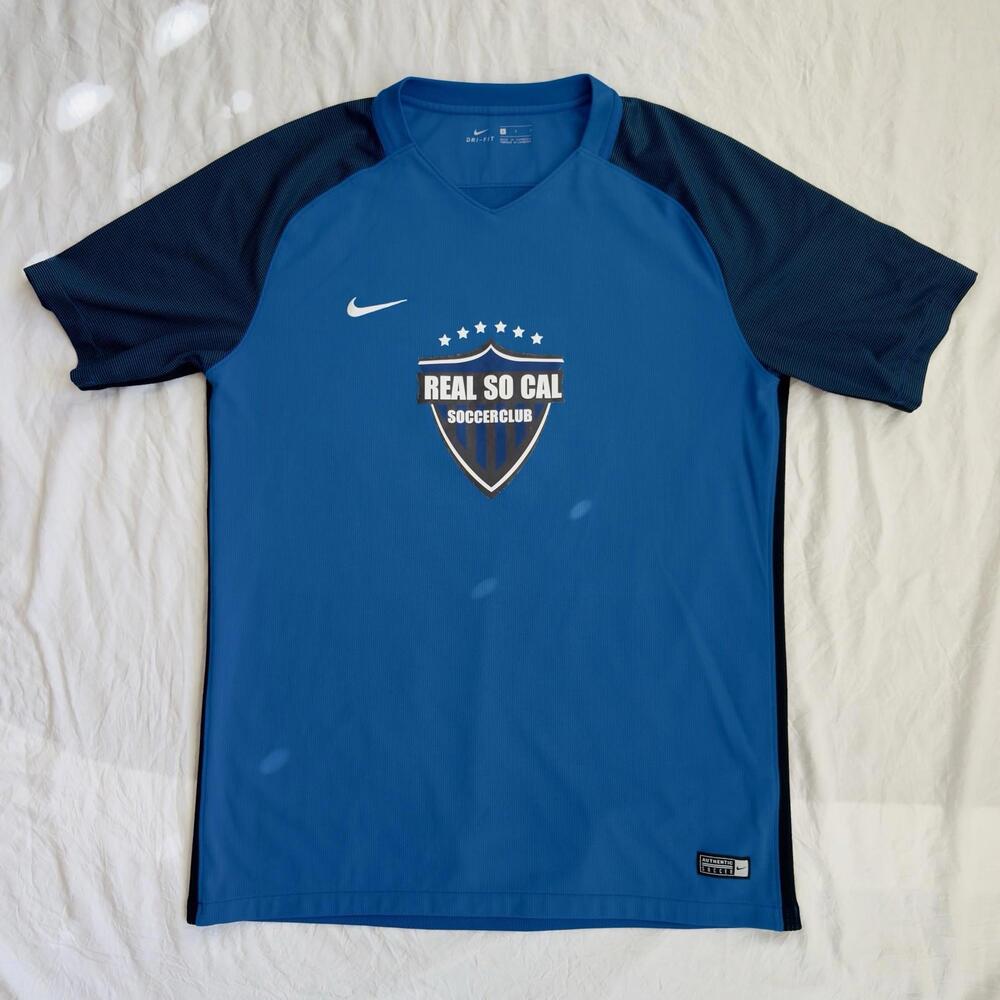 Nike Dri-FIT Real So Cal Soccer Club Blue Navy Jersey Youth Large #1